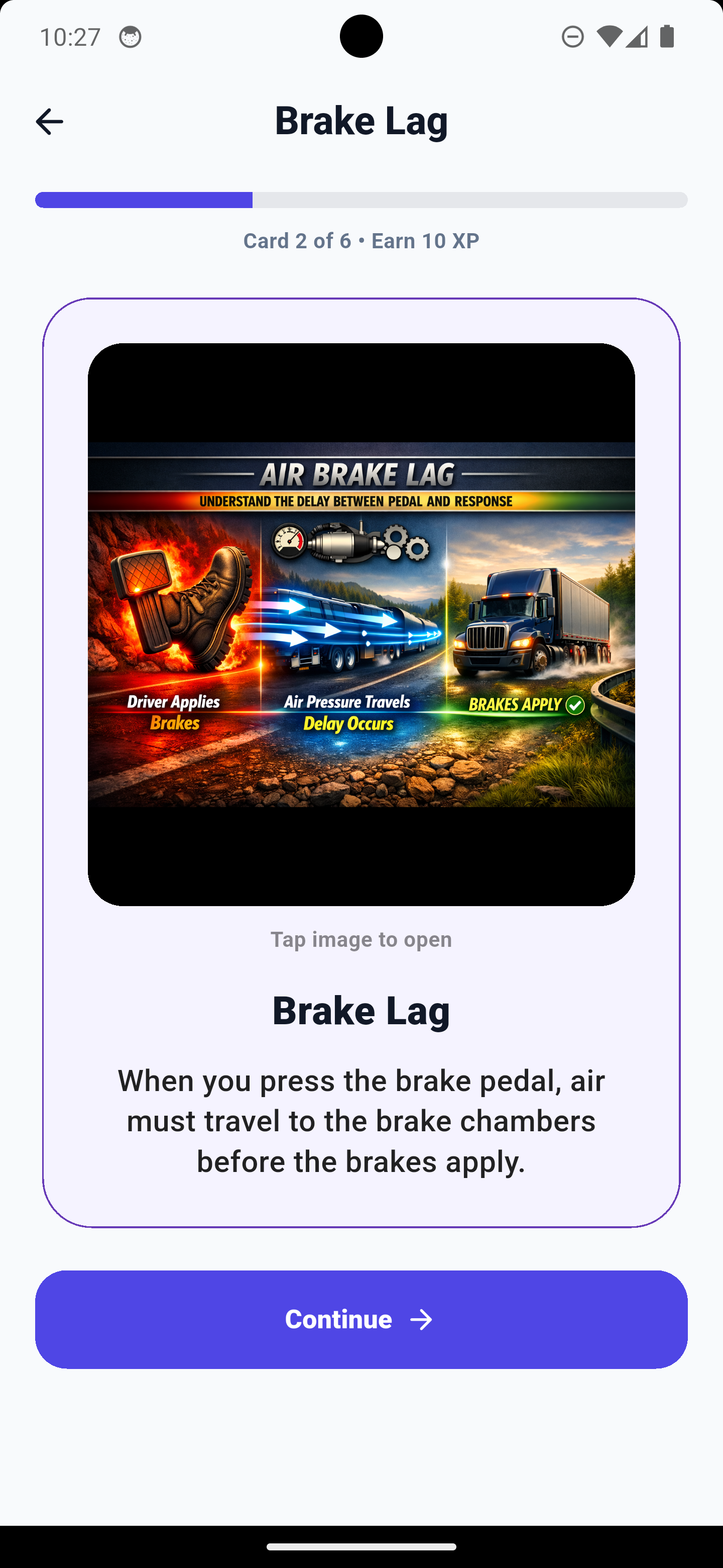 Air Brake Lag visual
